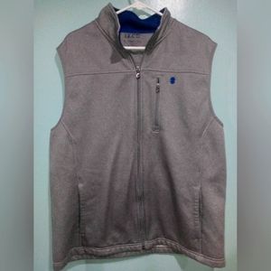 IZOD sleeveless zip-up jacket L